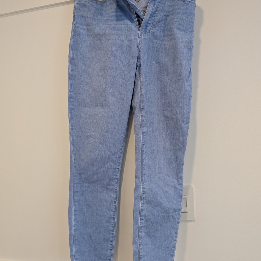 PAIGE Sky Blue Skinny Jeans